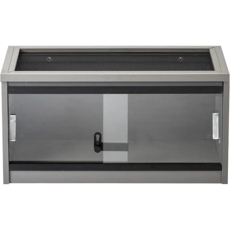 Pet® ECOFLEX 24" Small Mojave Reptile Habitat Enclosure Lounge in Grey