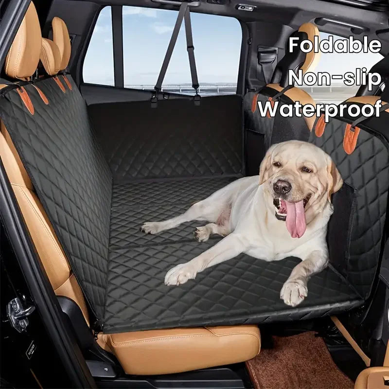 Ultimate Waterproof Dog Car Seat Cover with Anti-Slip Design