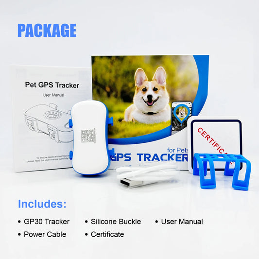 4G Dog Cat GPS Tracker for Pets Waterproof Smart Locator