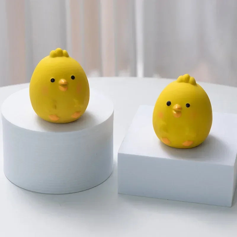 Pet Squeaky Toys Cute Chicken Dog Chewing Rubber Toy