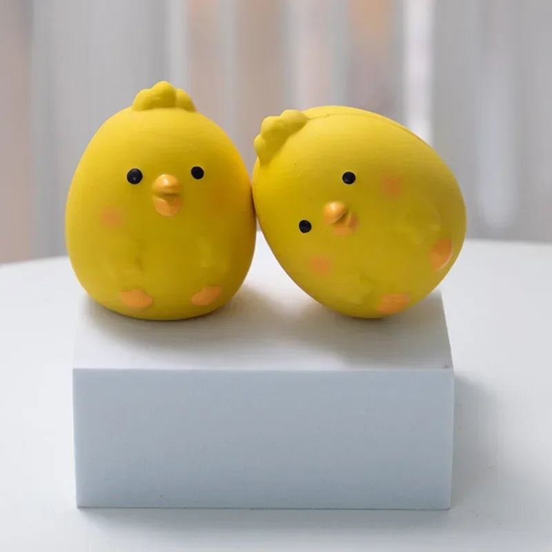 Pet Squeaky Toys Cute Chicken Dog Chewing Rubber Toy