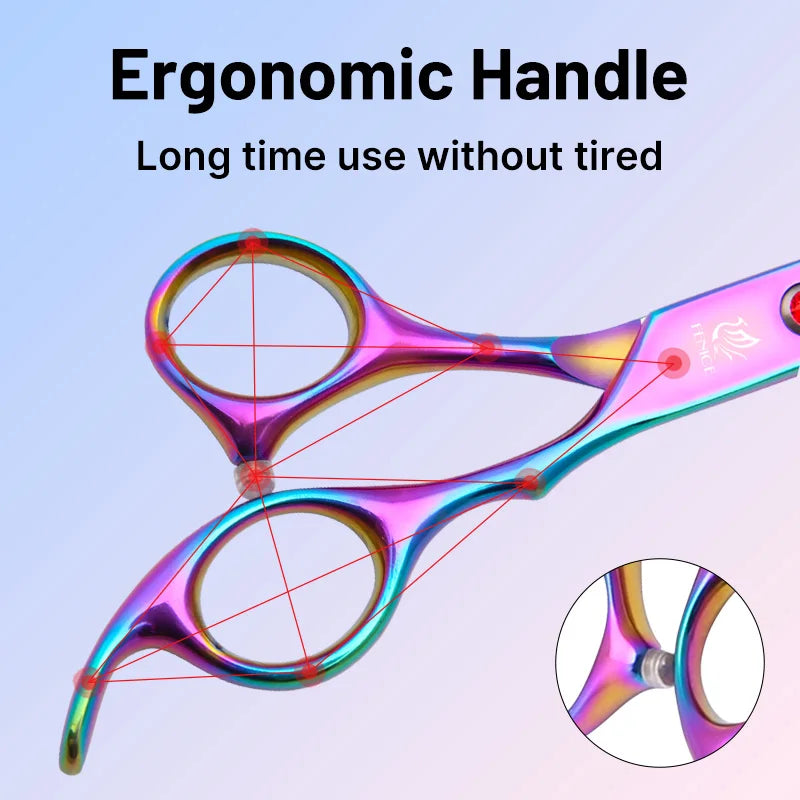 Fenice Classical Model Homeuse 9cr Steel Dog Grooming Scissors Set