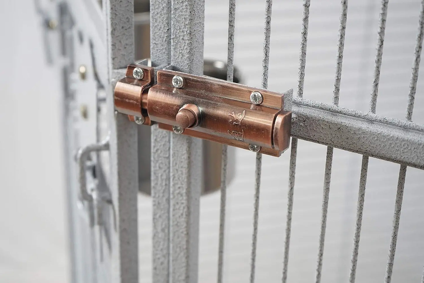 Corner Bird Cage for Cockatiel Parakeet Black and White