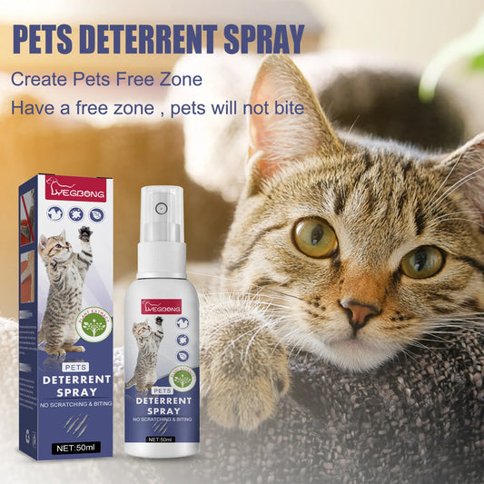Cat Scratch Deterrent Spray Natural Scratching Training Aid