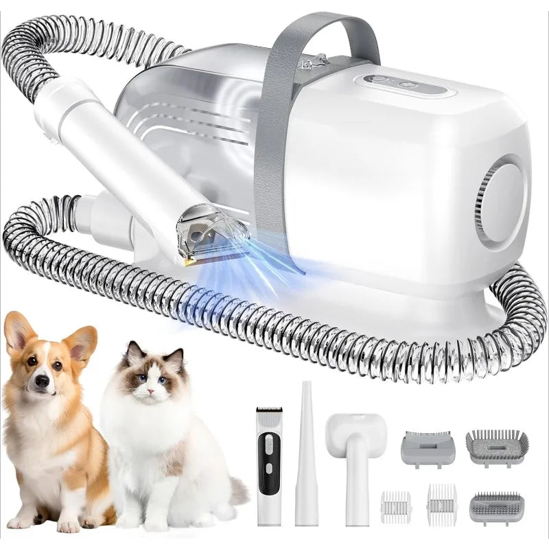Dog Grooming Vacuum B2 5-in-1 Pet Grooming Kit 11000Pa Suction
