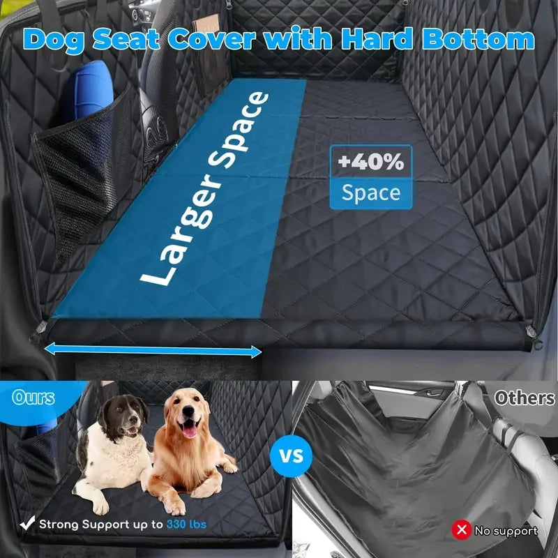 Ultimate Waterproof Dog Car Seat Cover with Anti-Slip Design