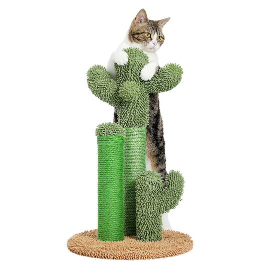 Cactus Cat Scratcher Cat Scratching Post with 3 Poles