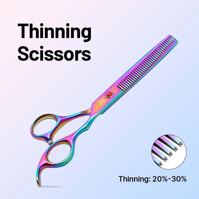 Fenice Classical Model Homeuse 9cr Steel Dog Grooming Scissors Set