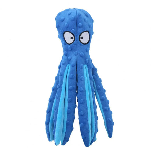 Dog Toy Bite Resistant Plush Safe Octopus Puppy Toy