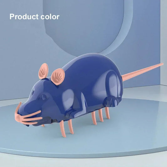 Cat Toy Electronic Remote Mouse Toys for Cats Interactive Teasing 360 Rotating Toy