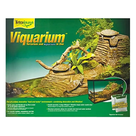 Fauna Viqaquarium All-In-One Terrarium Aquarium Ideal For Reptiles Amphibians