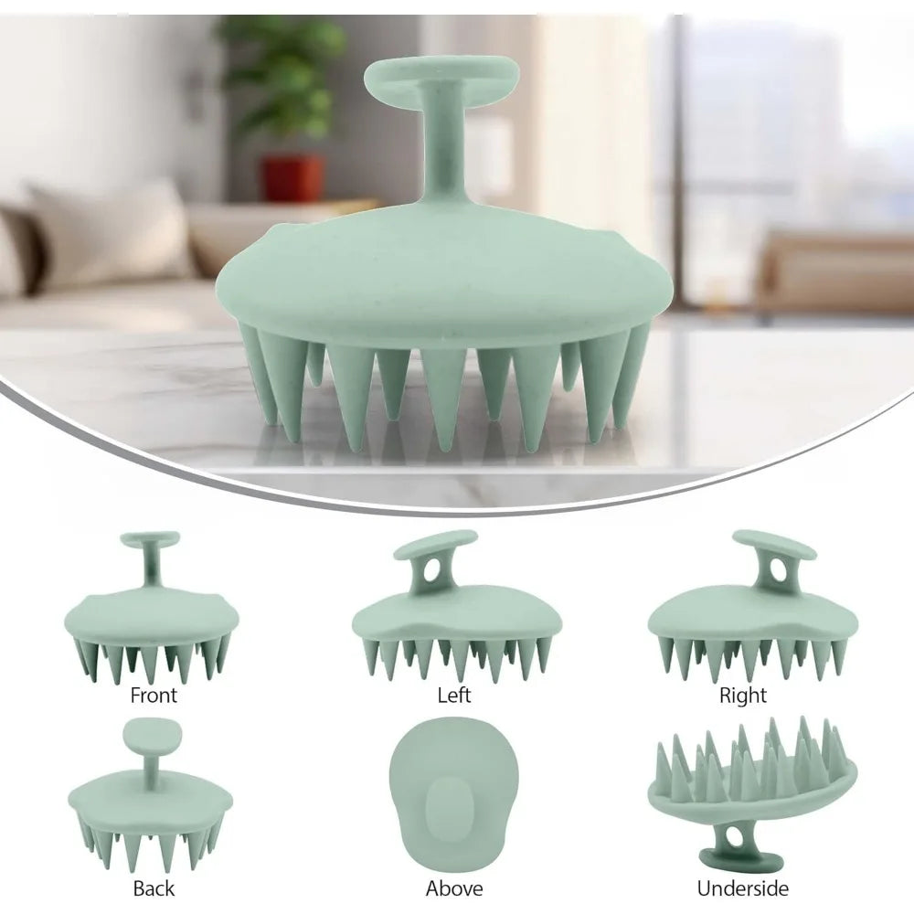 Scalp Massage Silicone Scalp Scrubber and Exfoliator