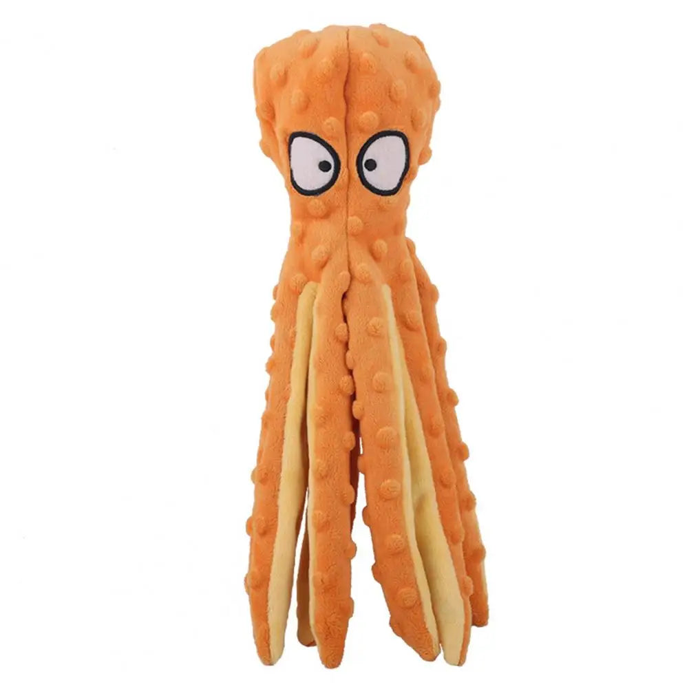 Dog Toy Bite Resistant Plush Safe Octopus Puppy Toy