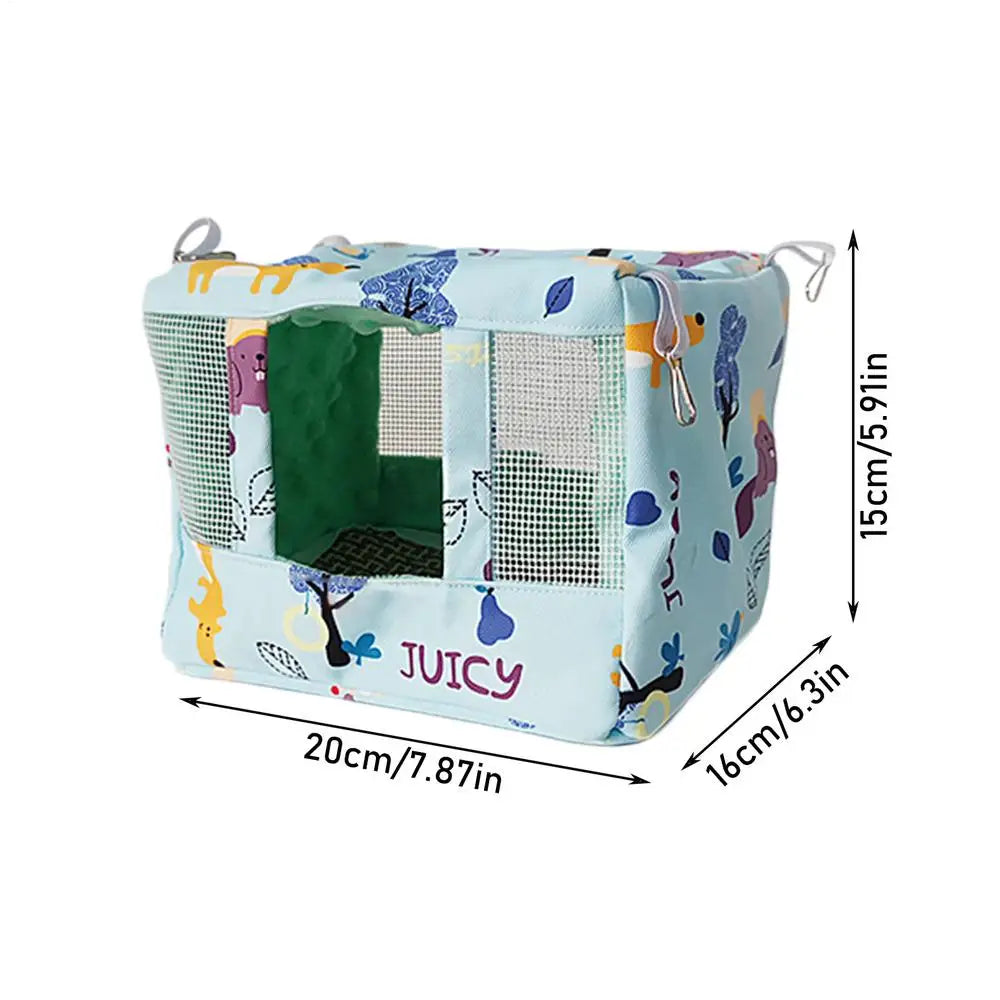 Bird Nest House Breathable Parrot Habitat Cave Tent