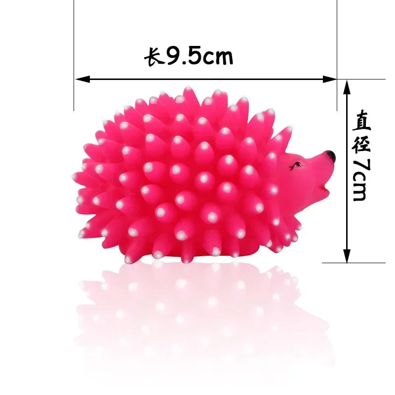 Realistic Hedgehog Soft Squeaky Pet Dog Ball Toys For Small Dogs