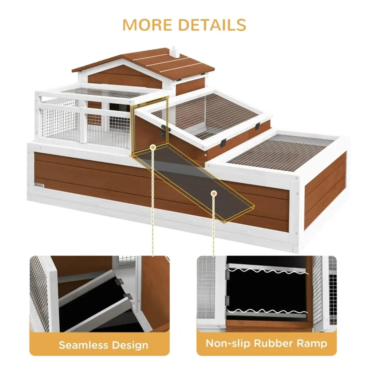 Wooden Rabbit Cage – Fast Shipping Ideal Small Pet Habitat