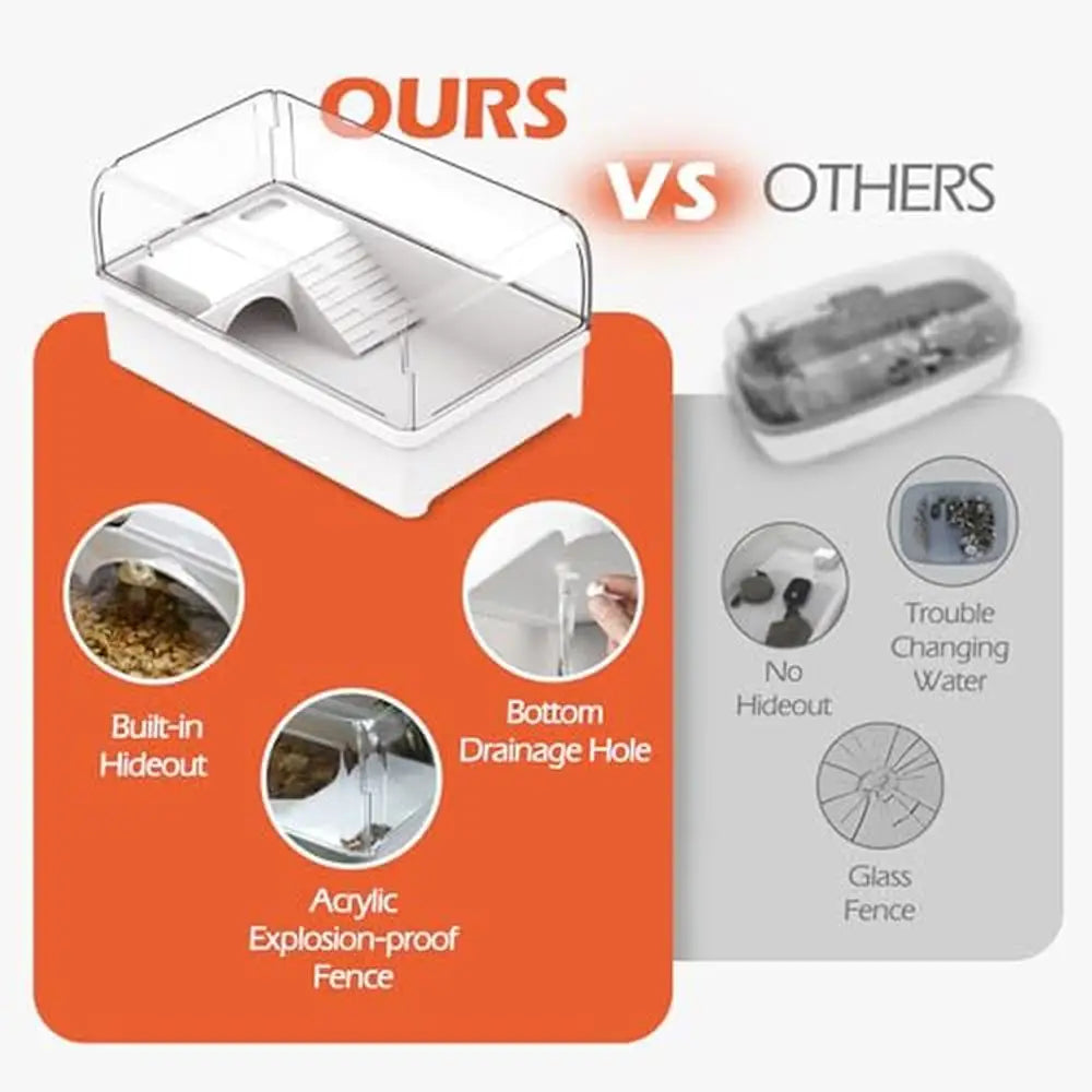 Aquatic Turtle Tank Habitat Kit Enclosure Basking Platform