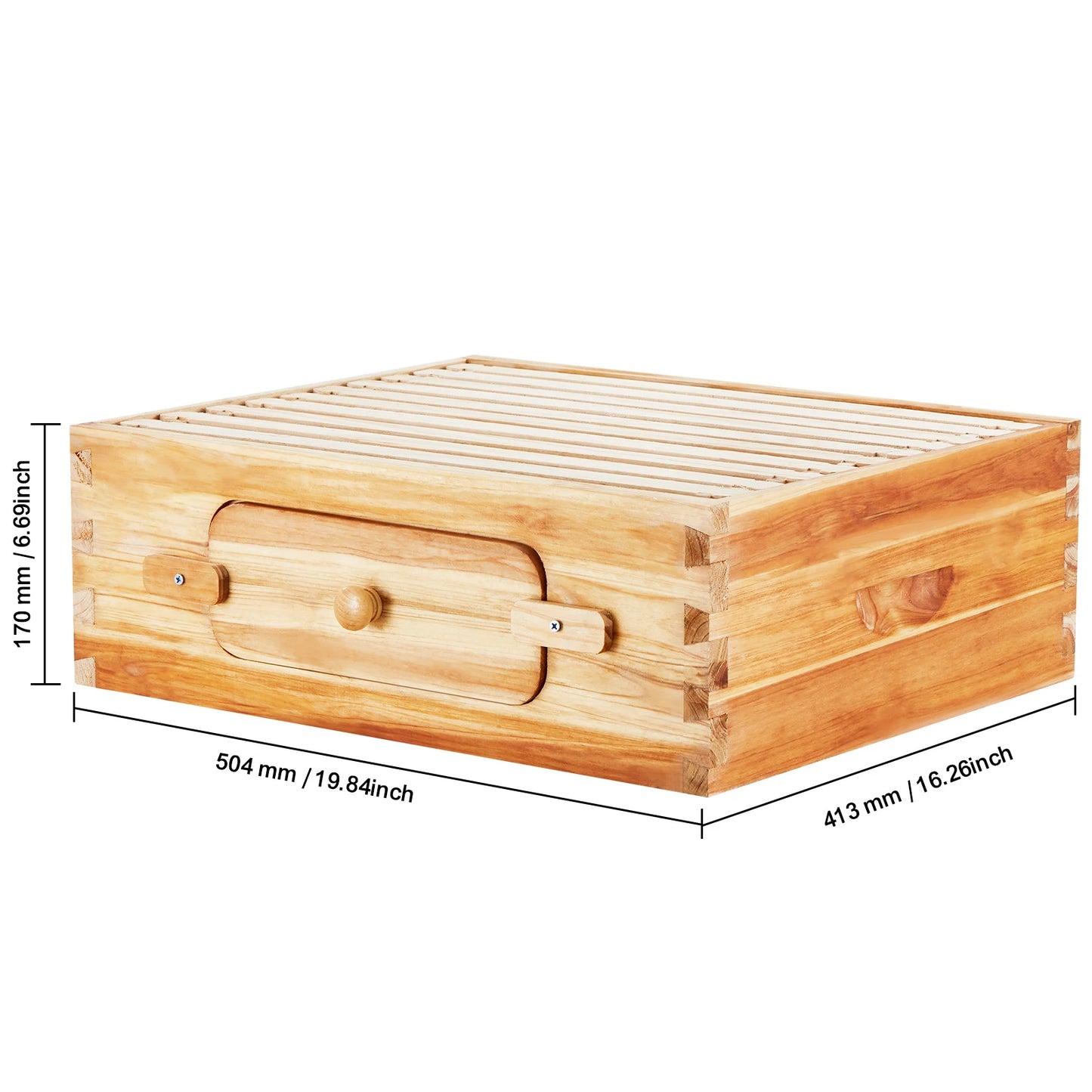VEVOR Bee Hive Medium Box Starter Kit Natural Cedar Wood