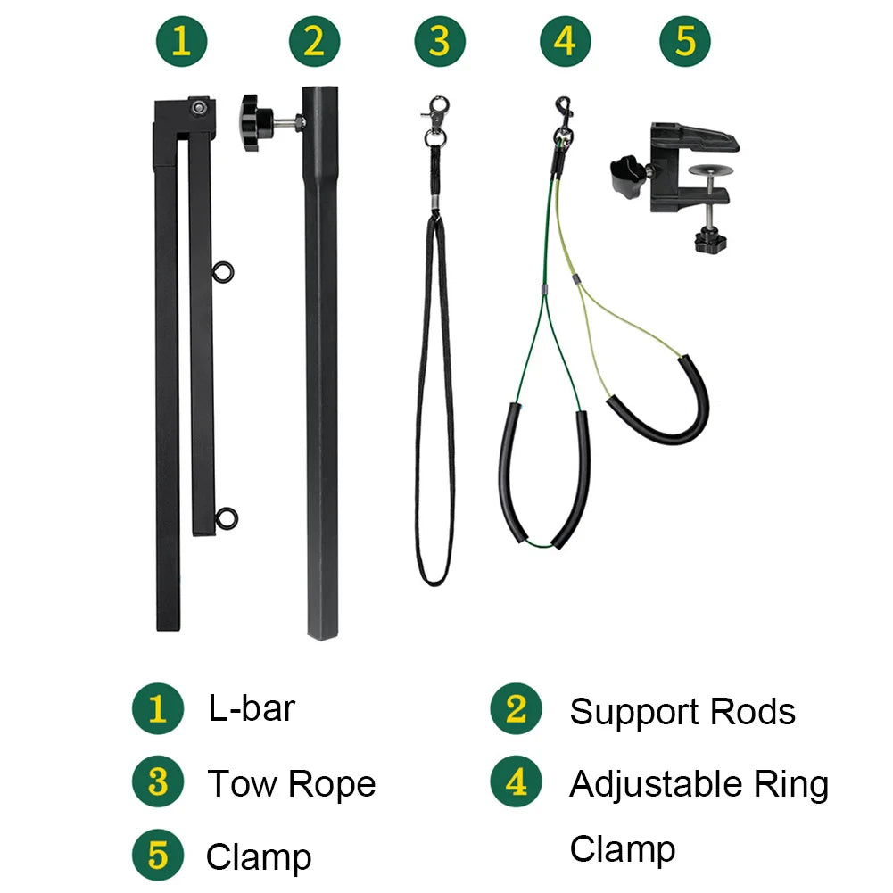 Stainless Steel Pet Foldable Grooming Bracket Adjustable Arm Support