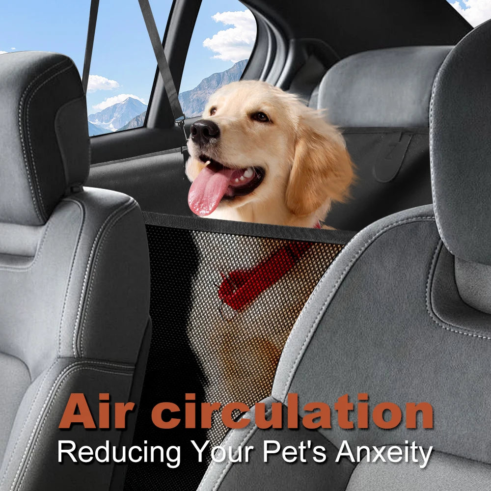 Back Seat Extender for Dogs Waterproof Dog Car Seat Cover
