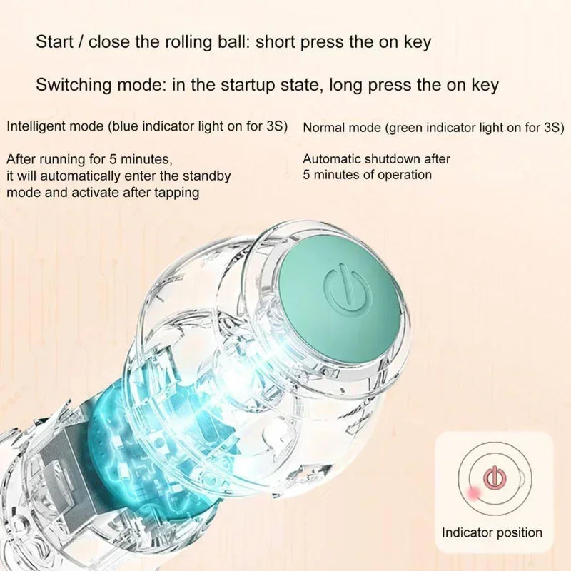 Smart Cat Toys Automatic Rolling Ball Electric Cat Toys