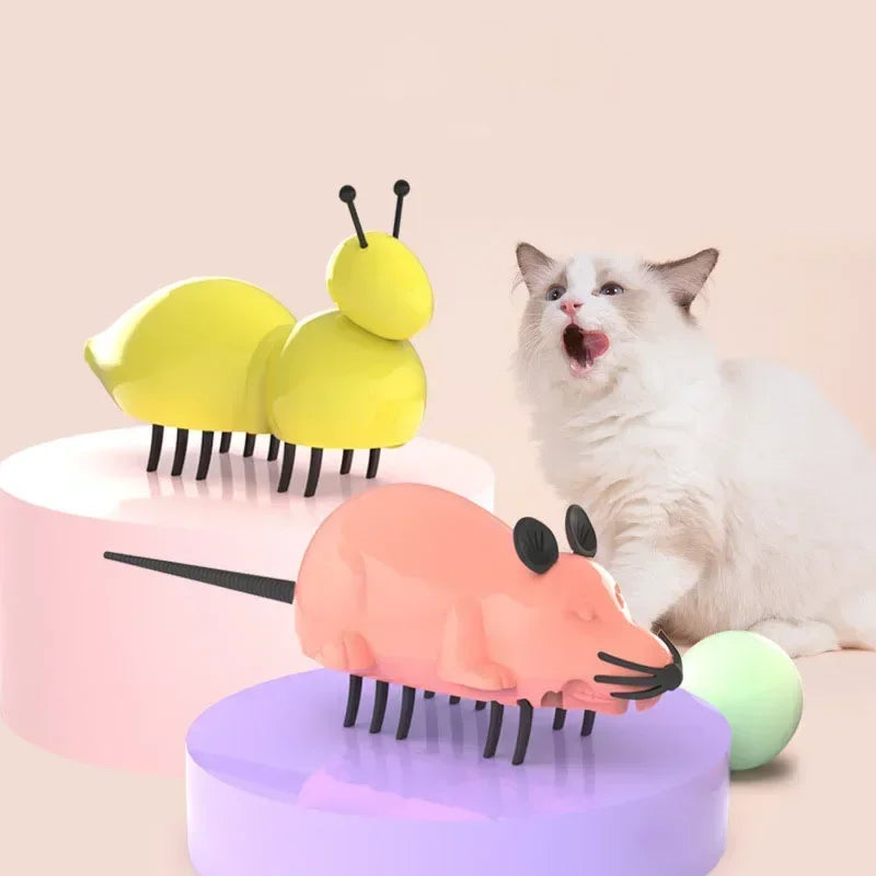 Cat Toy Electronic Remote Mouse Toys for Cats Interactive Teasing 360 Rotating Toy