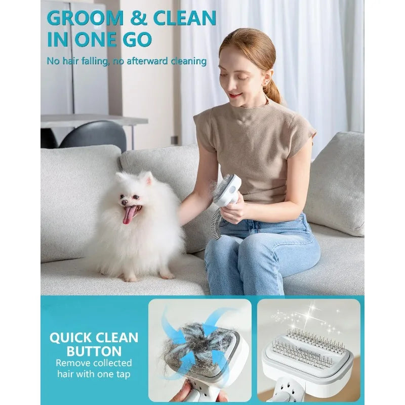 Dog Grooming Vacuum B2 5-in-1 Pet Grooming Kit 11000Pa Suction