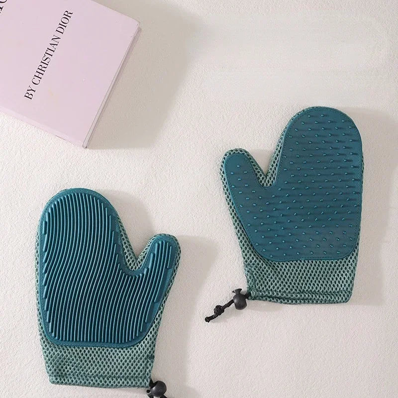 Pet Glove Cat Grooming Glove Cat Hair Deshedding Brush Remover