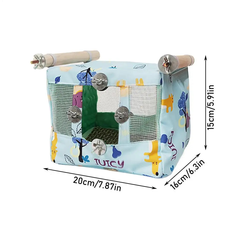 Bird Nest House Breathable Parrot Habitat Cave Tent