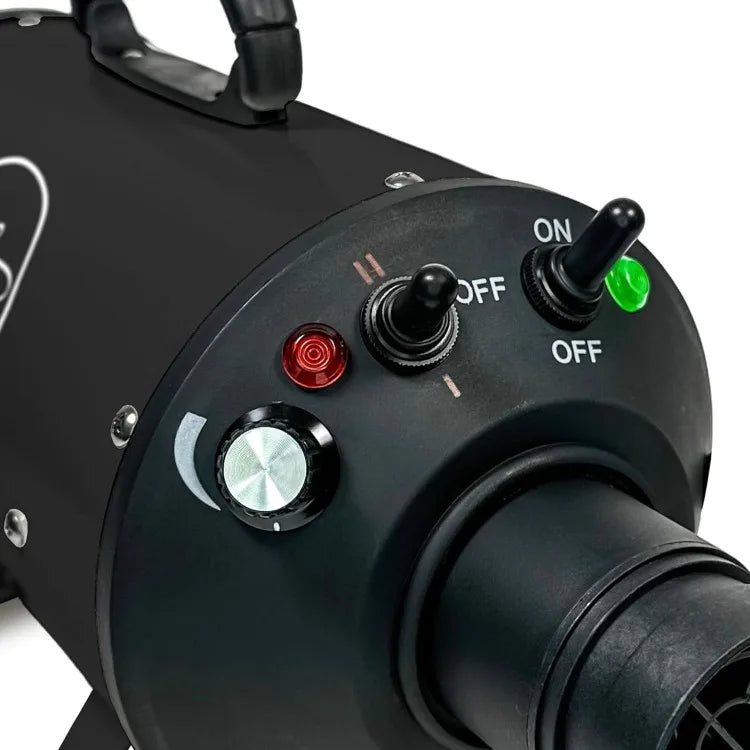 High Velocity Dog Pet Grooming Dryer w Heater Flying One Black