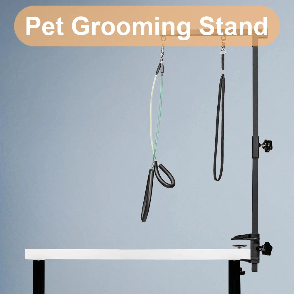 Stainless Steel Pet Foldable Grooming Bracket Adjustable Arm Support