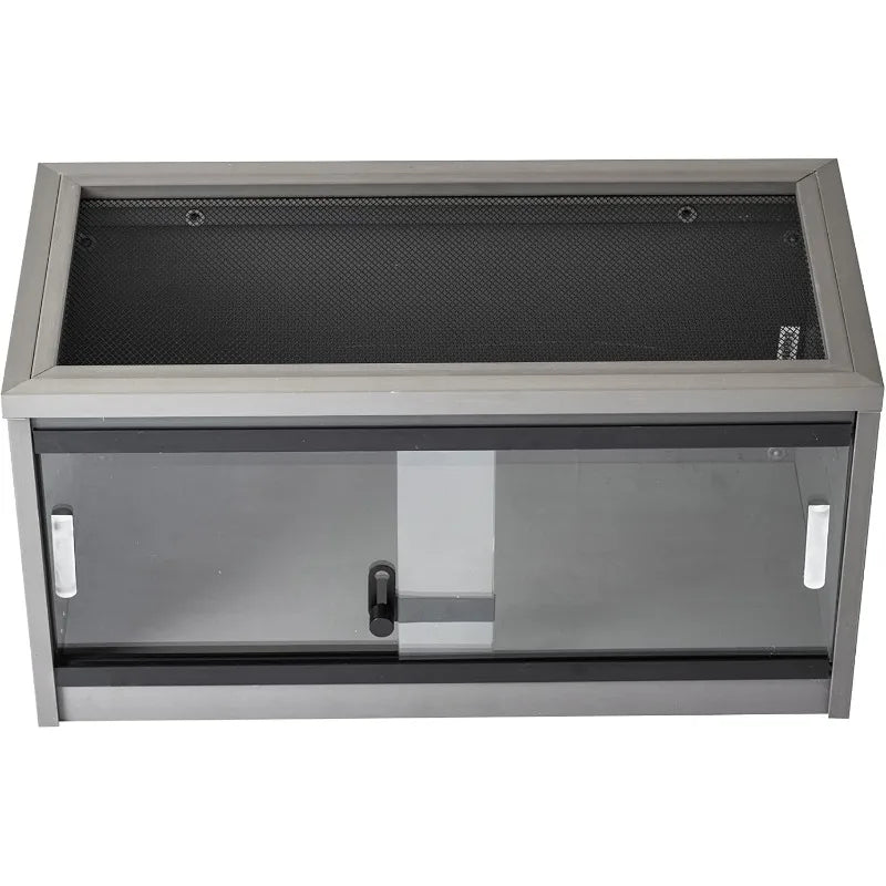 Pet® ECOFLEX 24" Small Mojave Reptile Habitat Enclosure Lounge in Grey