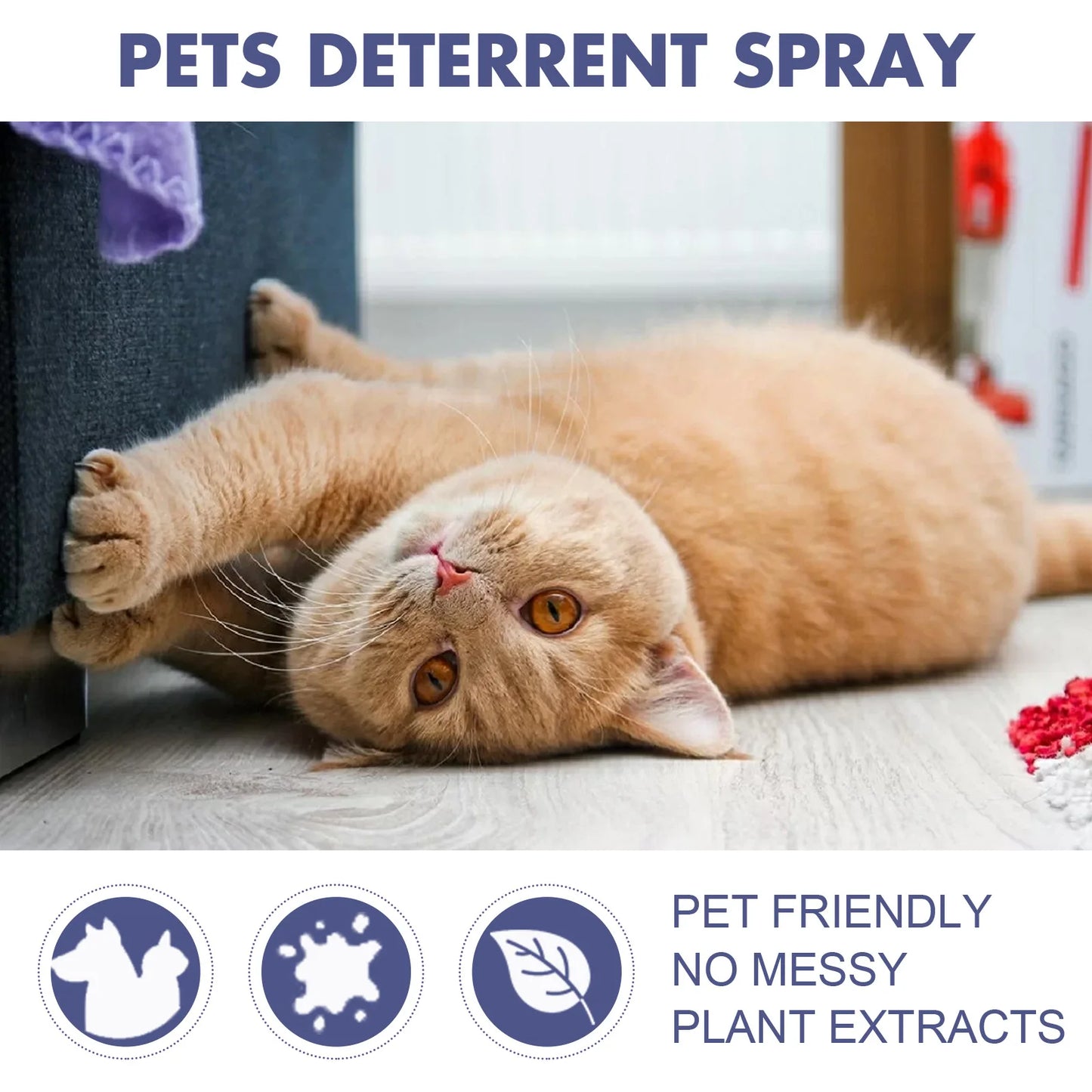 Cat Scratch Deterrent Spray Natural Scratching Training Aid