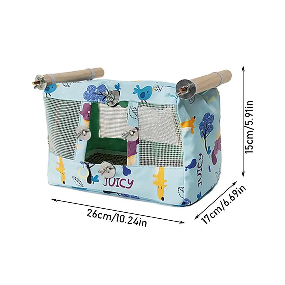 Bird Nest House Breathable Parrot Habitat Cave Tent