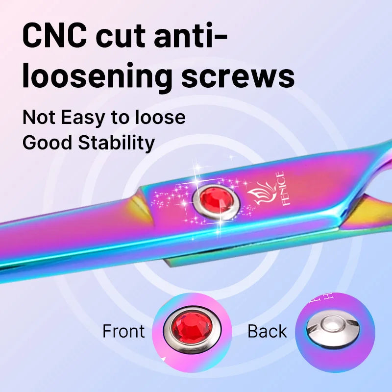 Fenice Classical Model Homeuse 9cr Steel Dog Grooming Scissors Set