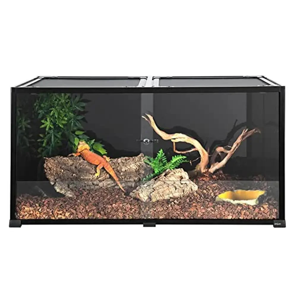Large Reptile Terrarium Tank 120 Gallon Eco-Tank with Security Lock
