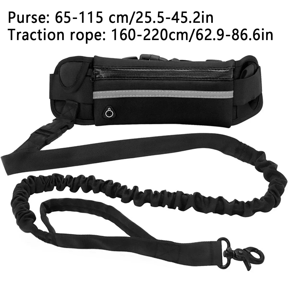 Hands Free Dog Leash for Running Walking Reflective Leash