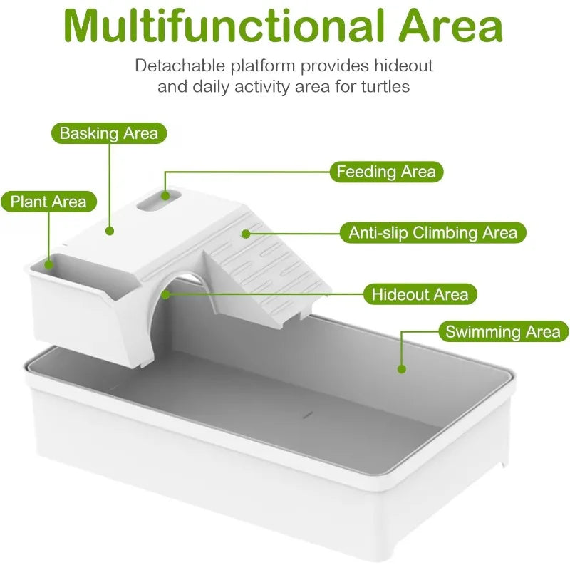 Tank Habitat Kit, Clioran Aquatic Tortoise Enclosure