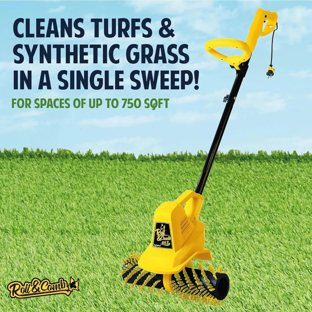 Sweeper Broom by Roll & Comb, Corded Electric Power Rake