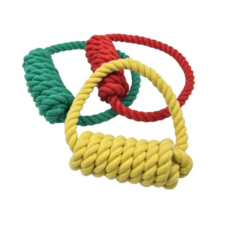 New Pet Dog Chewing Rope Toy Clean Teeth Durable Supplies