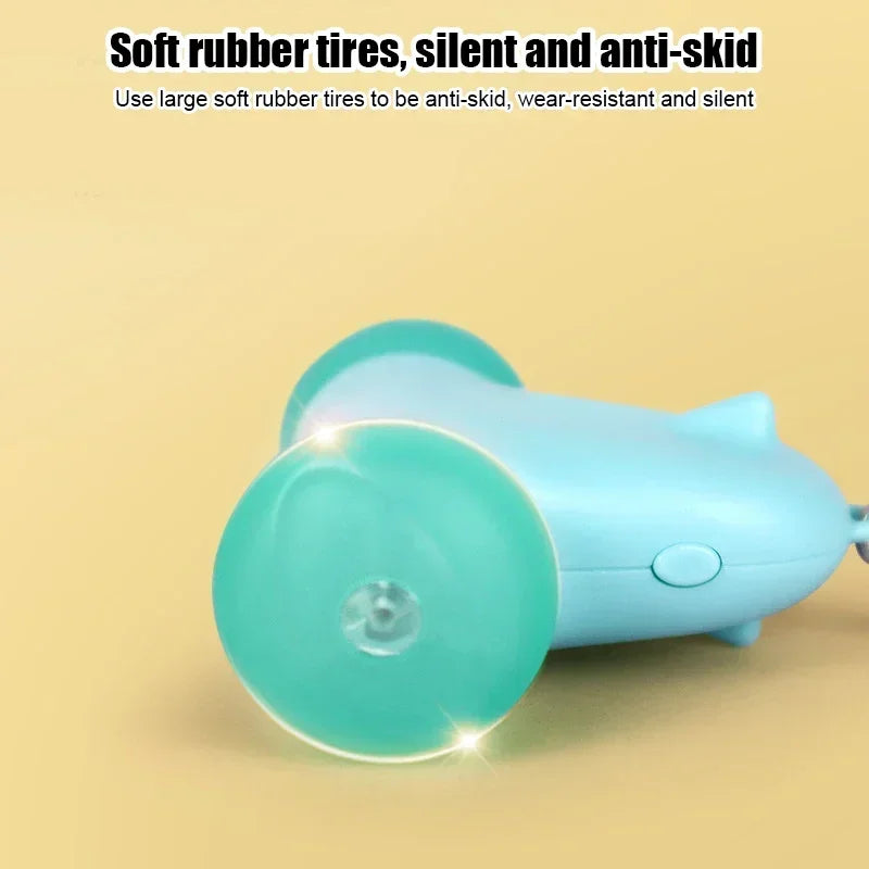 Running Mouse Cat Toys Interactive Colorful Light Teaser