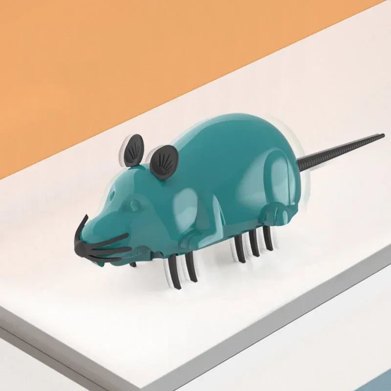 Cat Toy Electronic Remote Mouse Toys for Cats Interactive Teasing 360 Rotating Toy