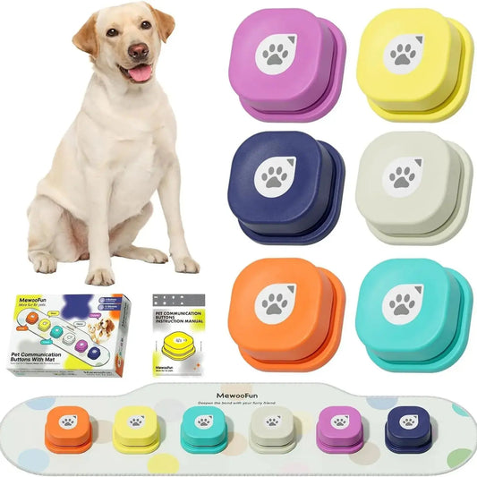 Mewoofun Dog Buttons Training Words Set 6 Packs Starter Pack