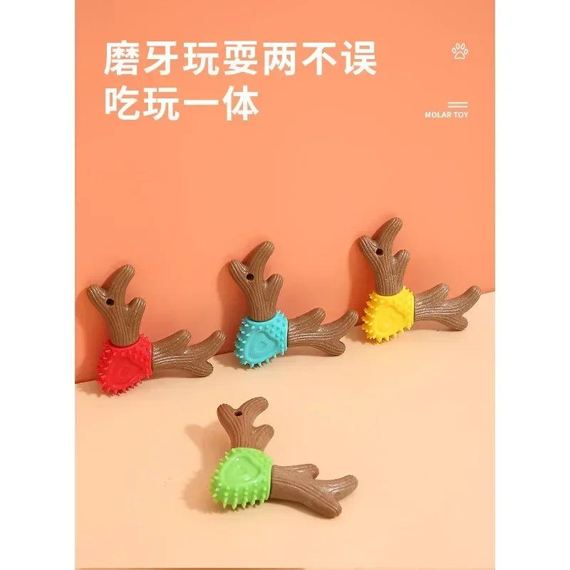 Dog Toys Chew Teeth Grinding Stick Antler Wear Resistant