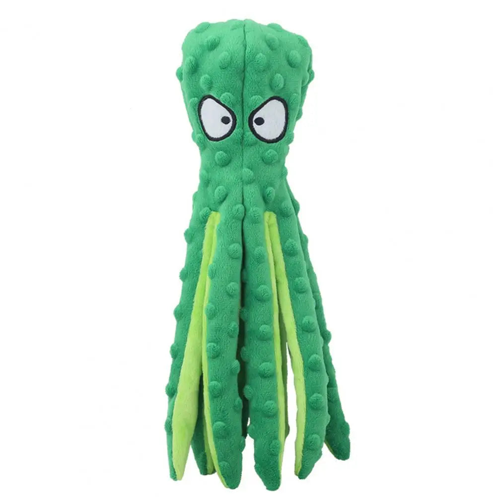 Dog Toy Bite Resistant Plush Safe Octopus Puppy Toy